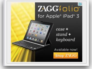 Gadget maker ZAGG ignores best practices and commits a sinful faux pas with its Google AdWords Display Network ads.